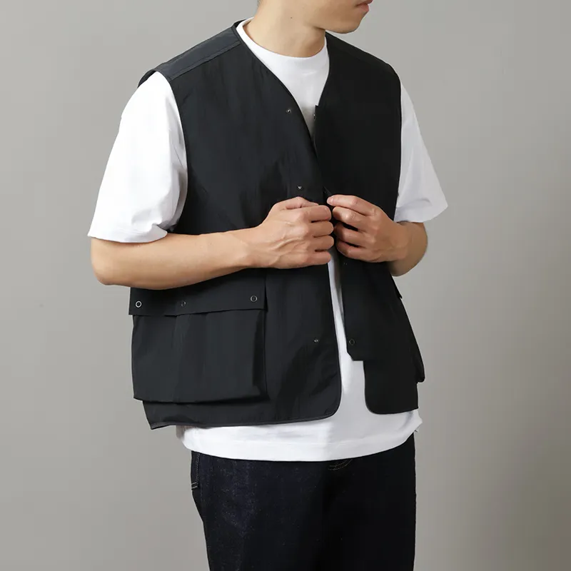 Still By Hand Large Pocket Nylon Vest