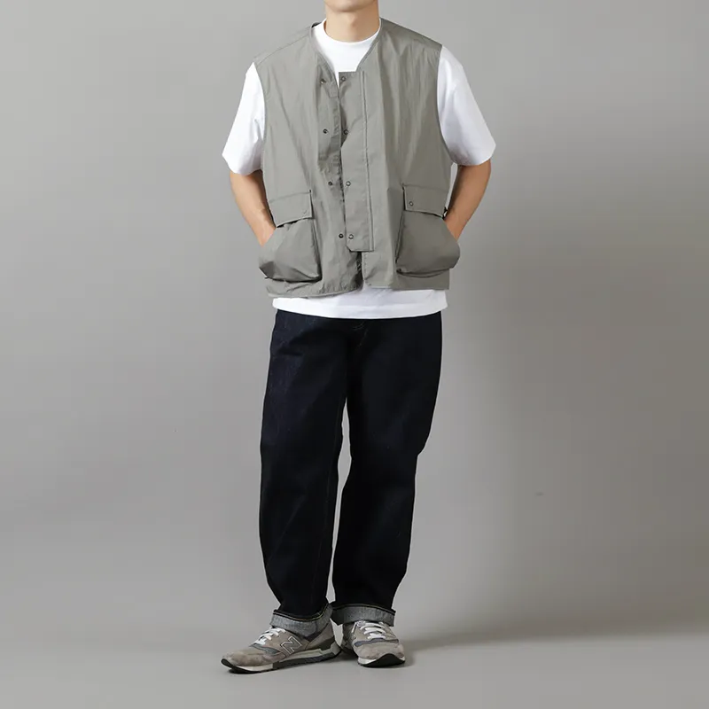 Still By Hand Large Pocket Nylon Vest