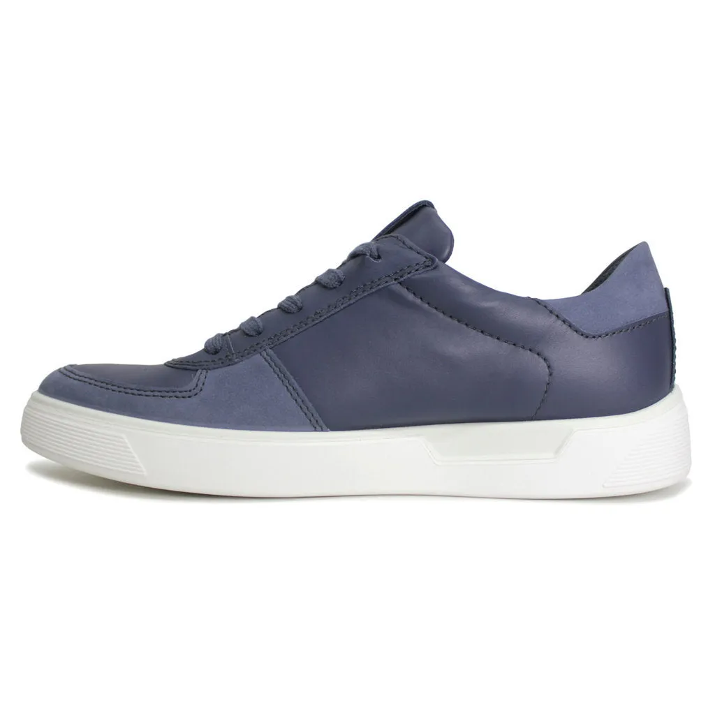 Street Tray Nubuck Leather Men's Low Profile Shoes