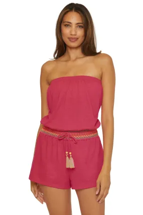 Sunset Strapless Romper