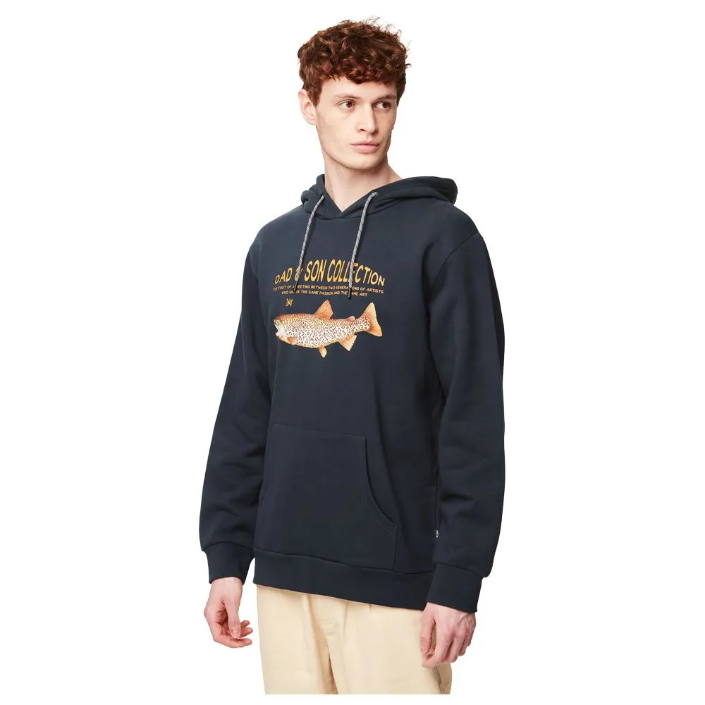 Sweatshirt Picture ---Dad & Son Panther Hoodie Dark Blue