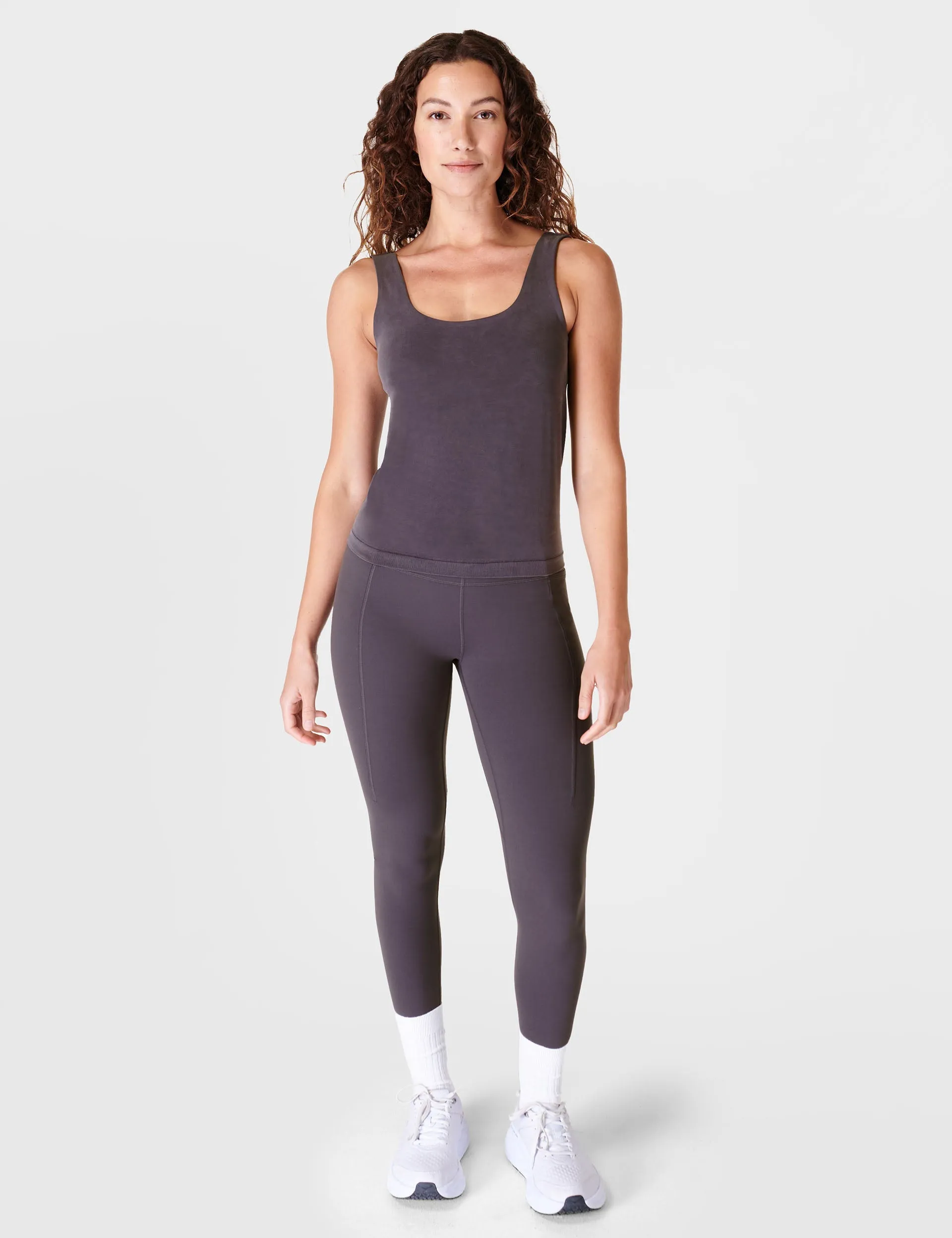 Sweaty Betty Softly Seamless Vest - Urban Grey