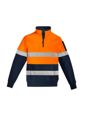 Syzmik Mens Hi Vis 1/4 Zip Pullover - Hoop Taped