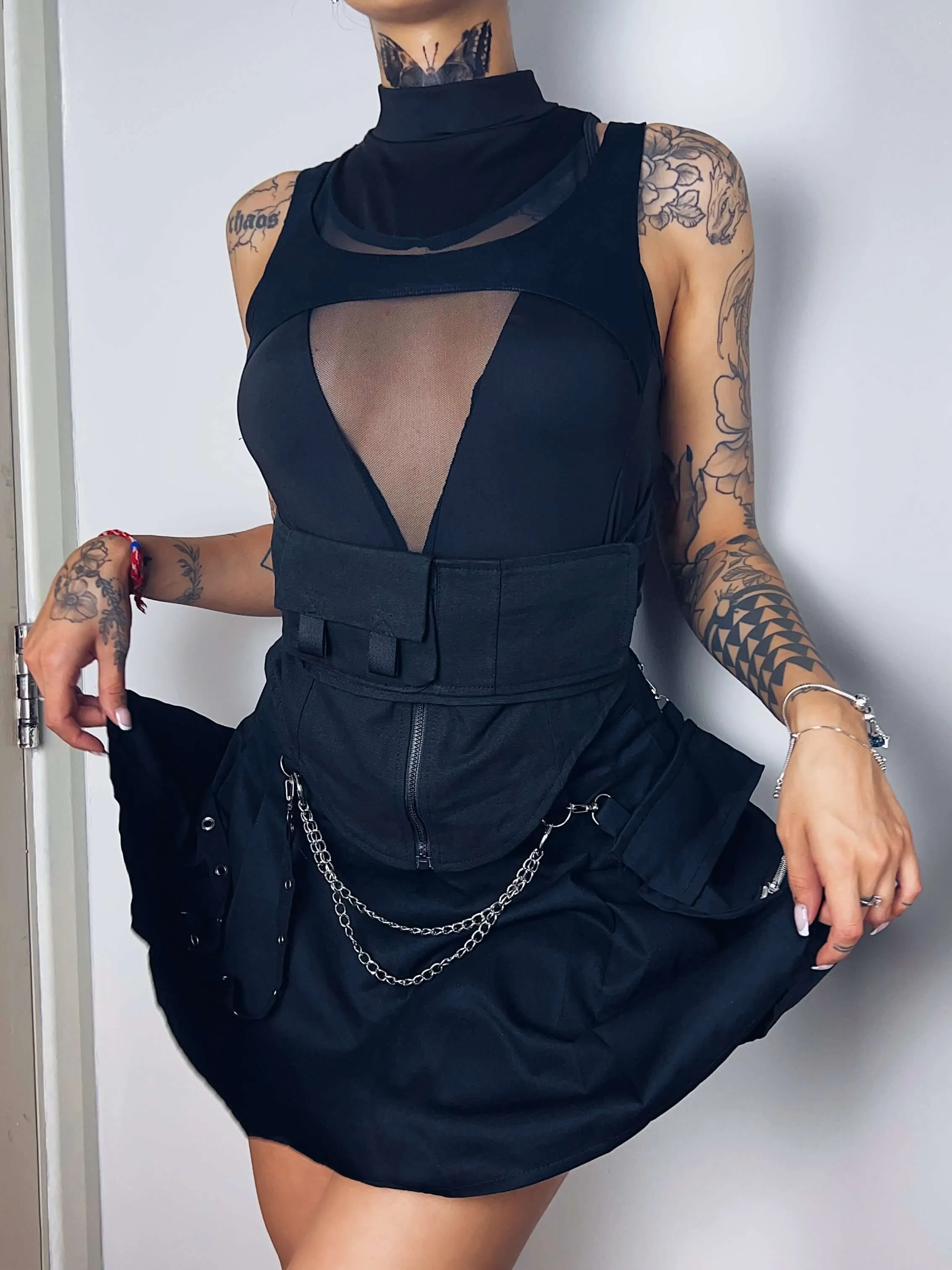 TECHWEAR PUNK SKIRT