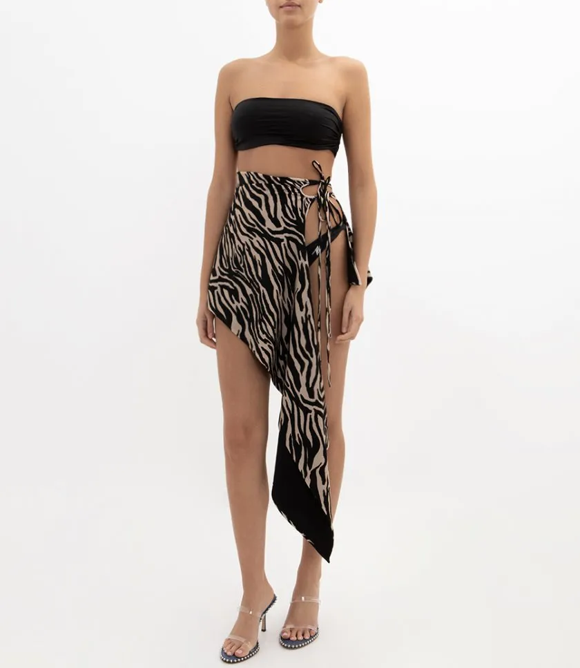 THE ATTICOZEBRA PRINTED SKIRT