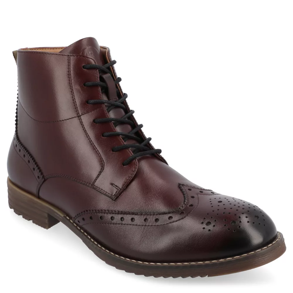 THOMAS & VINE  MENS EDISON LACE-UP BOOT