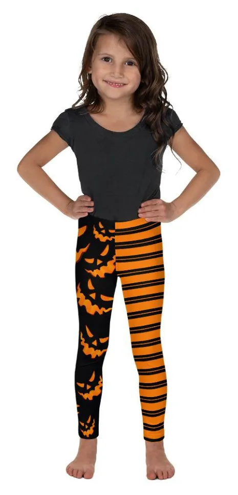 Two Patterned Halloween Kid's Leggings