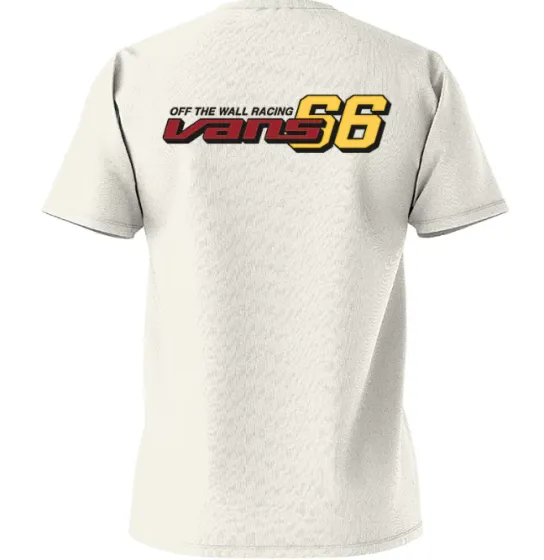 Vans 66 Race Logo Mens Short Sleeve T-Shirt - Marshmellow White