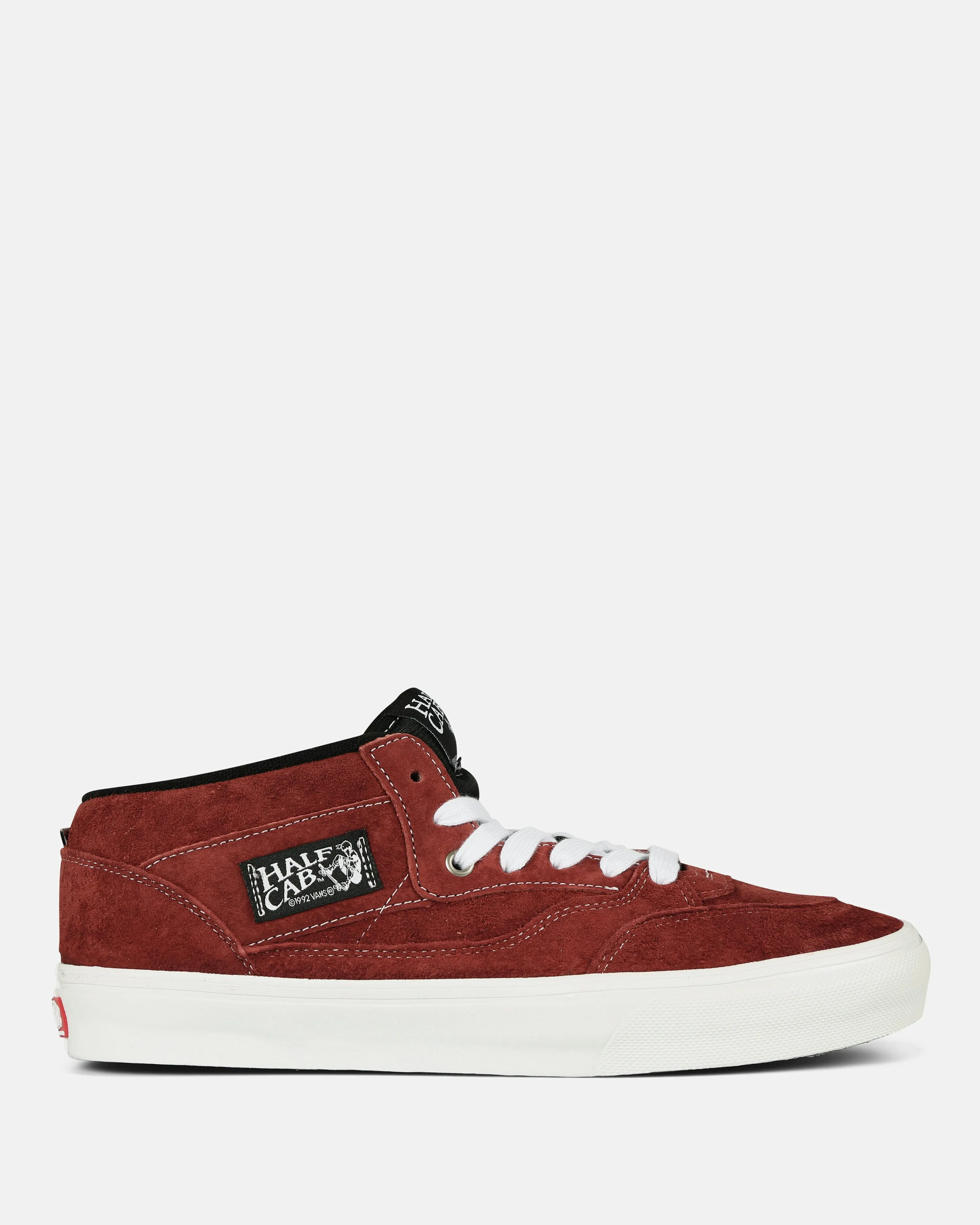 Vans Skateboarding Pig Suede Skate Half Cab '92 Shoe Burgundy | Men | Junkyard