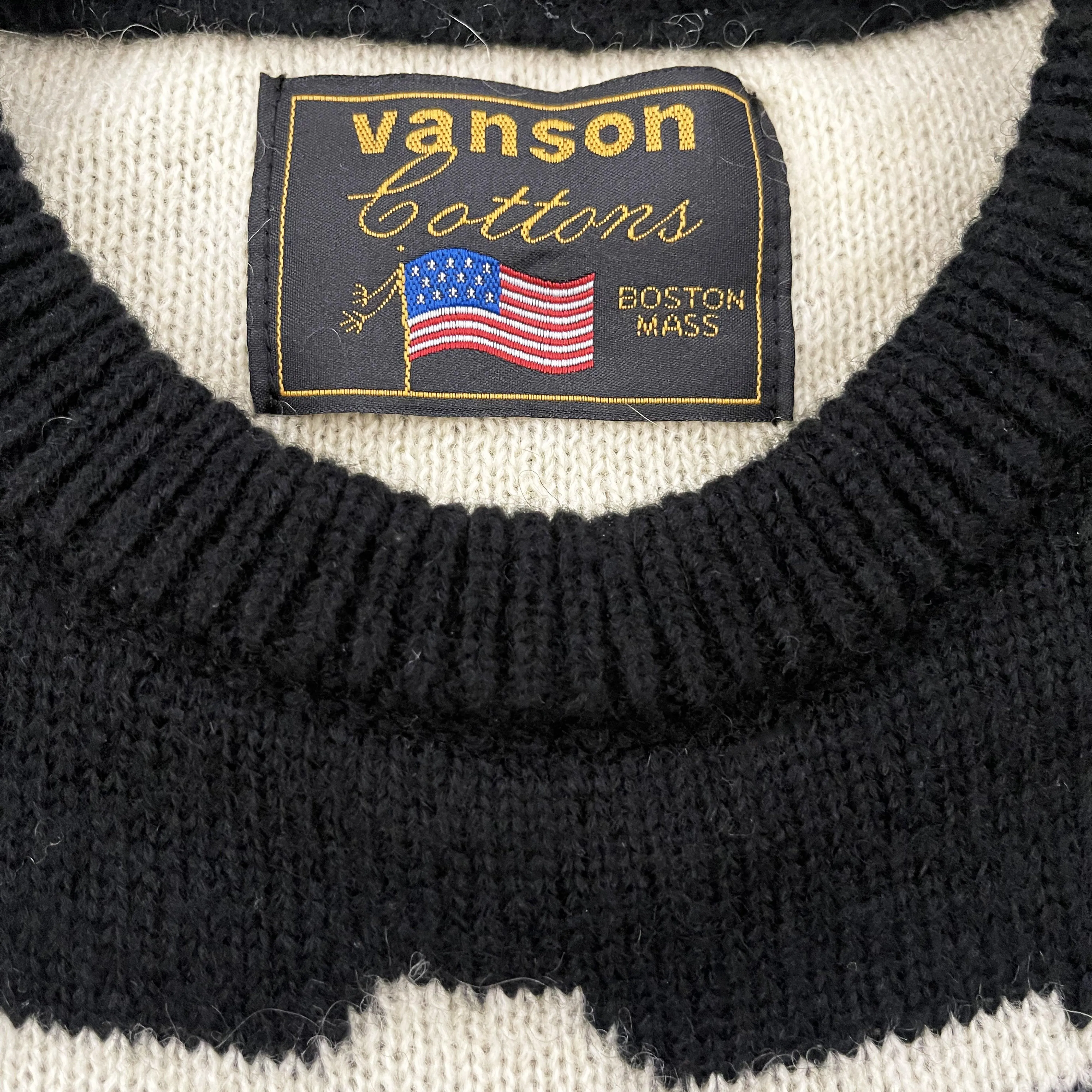 Vanson Leathers Mohair Skeleton Jumper