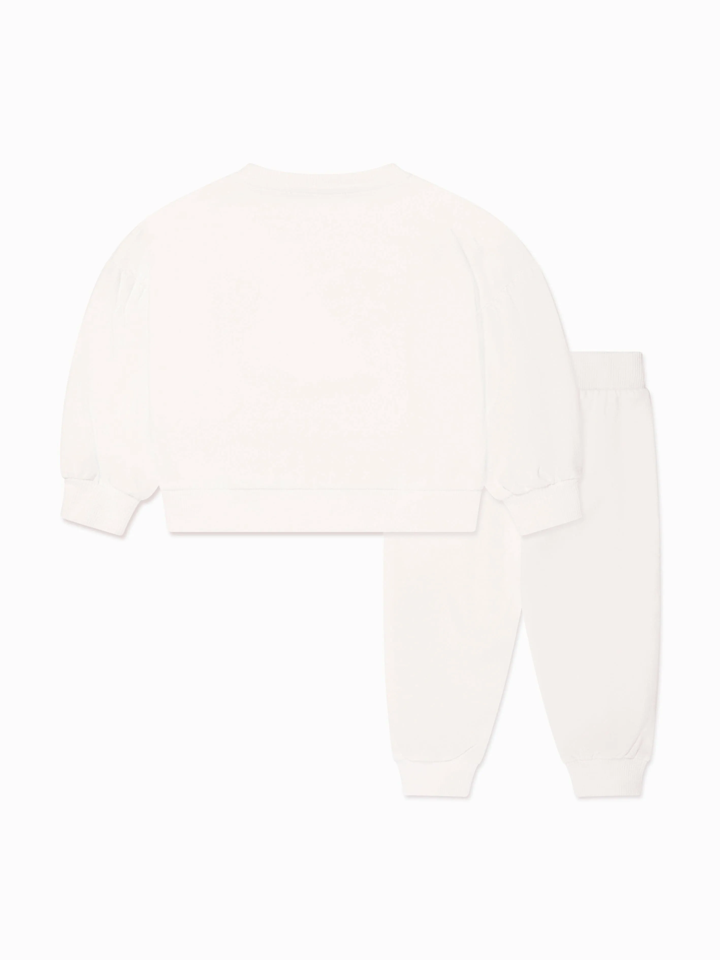 Versace Baby Girls Medusa Logo Tracksuit in White