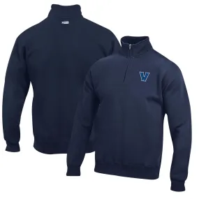 Villanova Wildcats Navy Big Cotton Quarter-Zip Pullover Sweatshirt