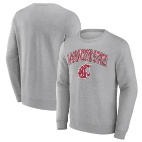 Washington State Cougars Heather Gray Campus Pullover Sweatshirt