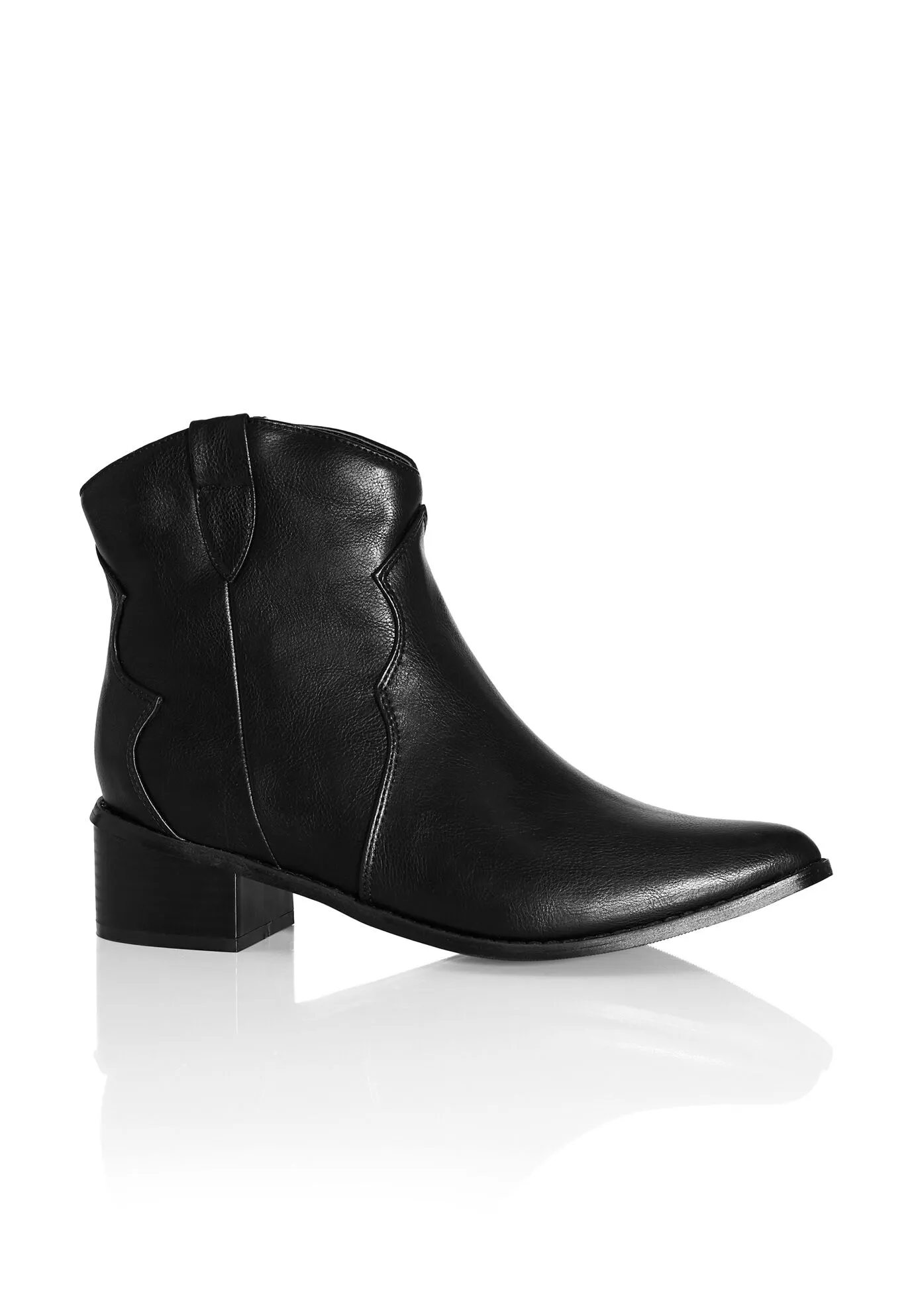 WIDE FIT Raquel Ankle Boot - black