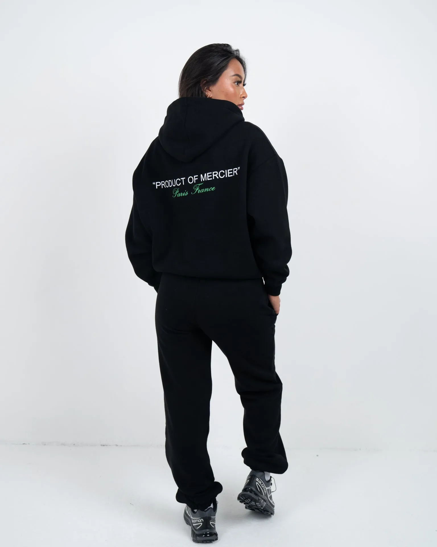 Womens Black Green Product Of Mercier Joggers