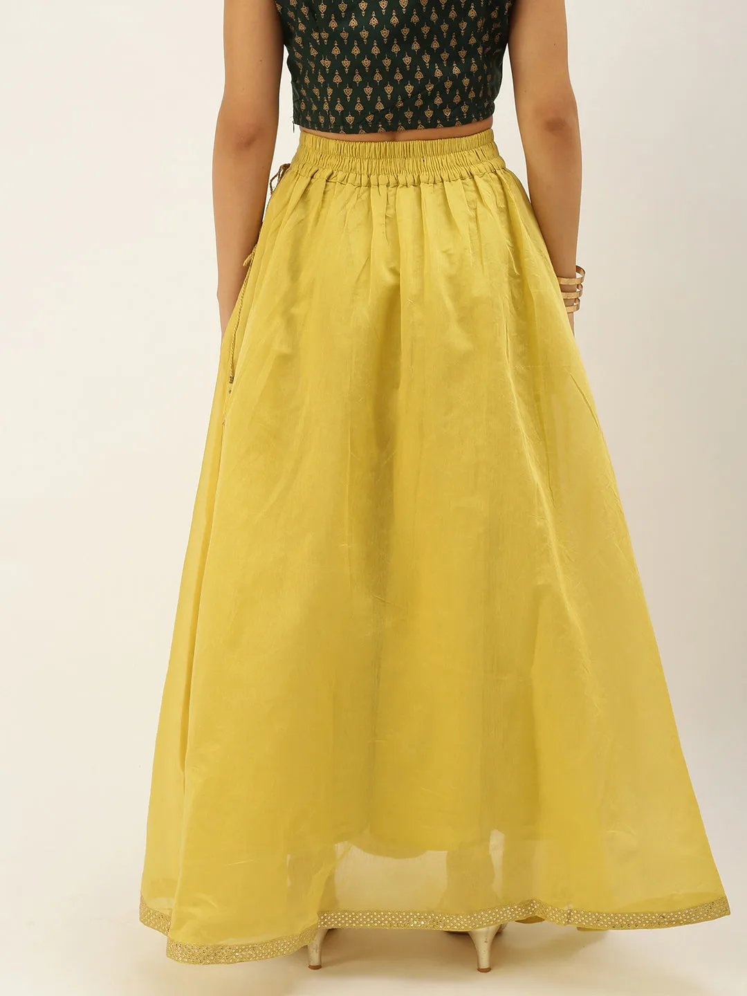 Women's Skirt Lime Yellow