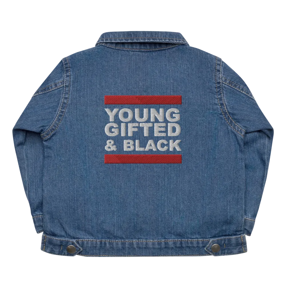 Young, Gifted & Black Baby Organic Denim Jacket