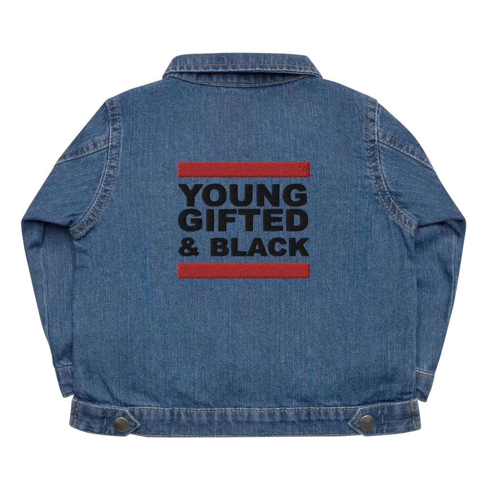 Young, Gifted & Black Baby Organic Denim Jacket